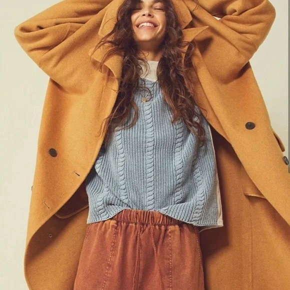 Free People Adore You Wool Coat - Picture 2 of 5